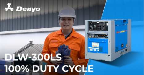 Denyo DLW-300LS Welder – 100% Duty Cycle