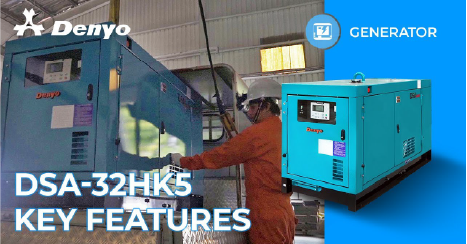 Denyo DSA-32HK5 Generator – Key Features Introduction