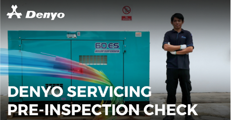 Denyo Machinery Servicing – Pre-Inspection Check