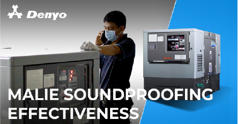 Denyo Malie DCA-25MZ – Soundproofing Effectiveness